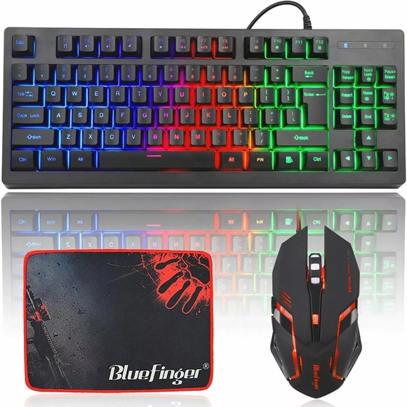 Other - RGB 87 Keys Gaming Keyboard and Backlit Mouse